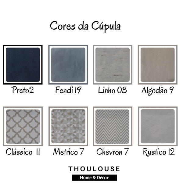 Tabela de Cores de tecido  5l Trevisan Thoulouse